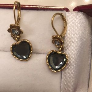 Betsey Johnson Jewelry - Betsey Johnson heart dangle Earrings Betsey Johnson Jewelry - Betsey Johnson heart dangle Earrings